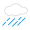 Cloud With Rain emoji on Emojidex
